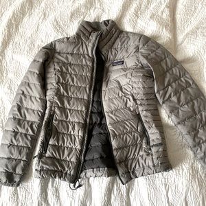patagonia better sweater in light grey, size XS